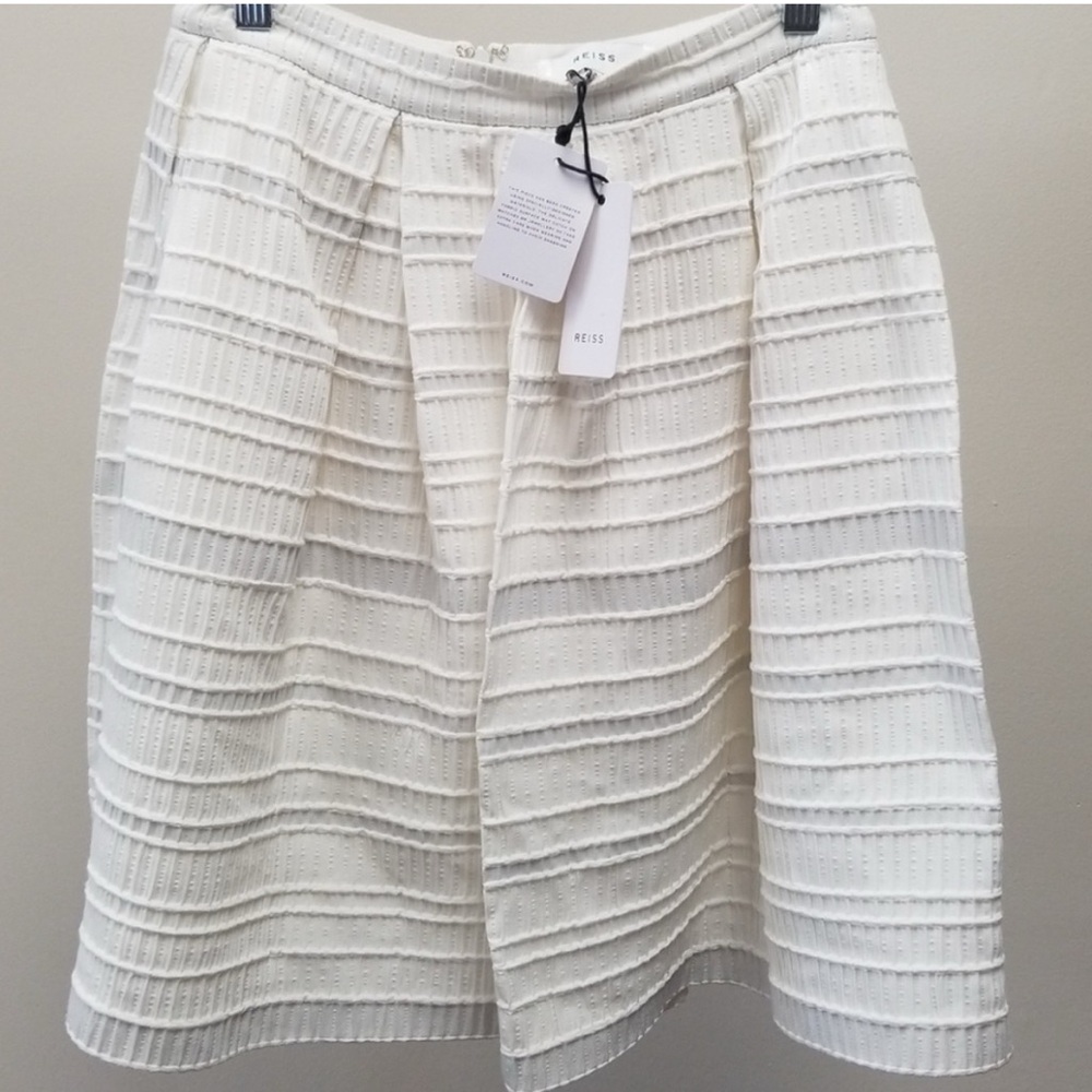 Reiss Dolly Full Textured Skirt
